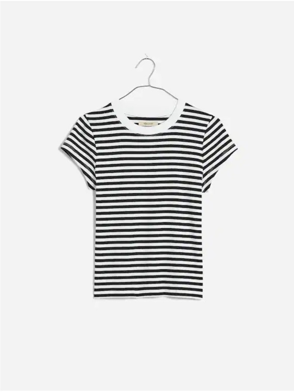 Madewell Striped Ribbed Tee size medium